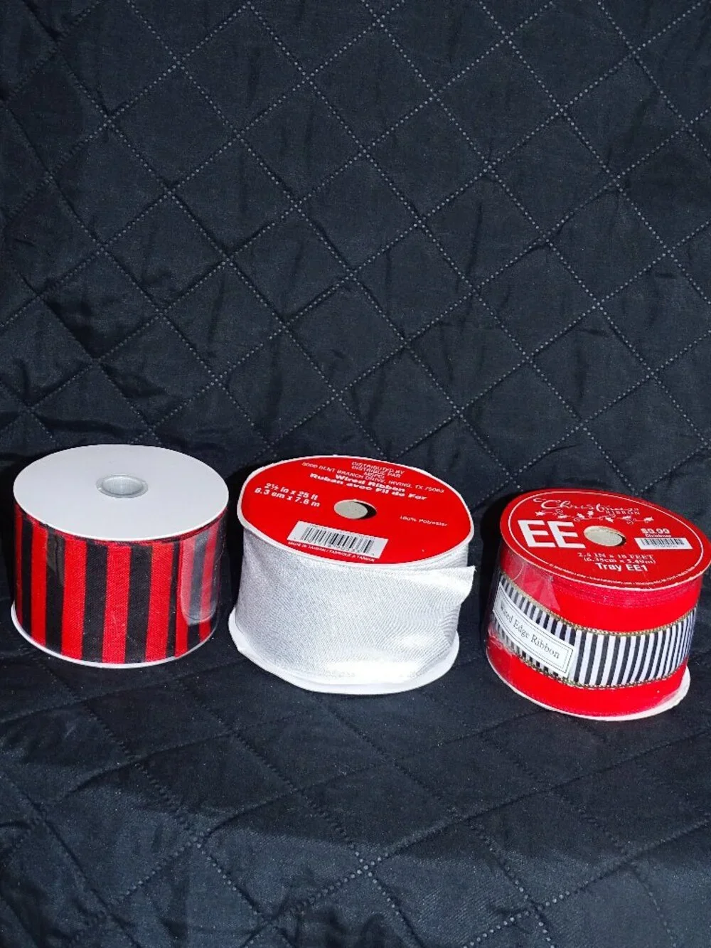 Three New Rolls of Decorative Ribbon
